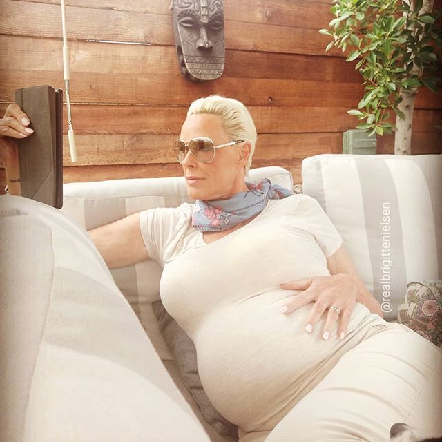 Gitte Nielsen pregnant
