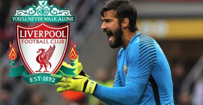 Alisson Becker will sign for Liverpool FC