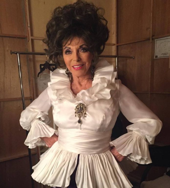 joan collins- wiki, bio, age, height, married, husband, today, death, sister, net worth 2018, how old is joan collins husband