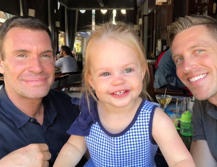 Jeff Lewis Partner and Baby