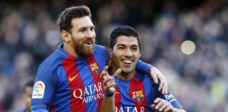Luis Suarez and Lionel Messi
