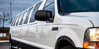 white-limousine