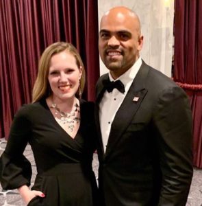 Colin Allred and his wife Alexandra Eber