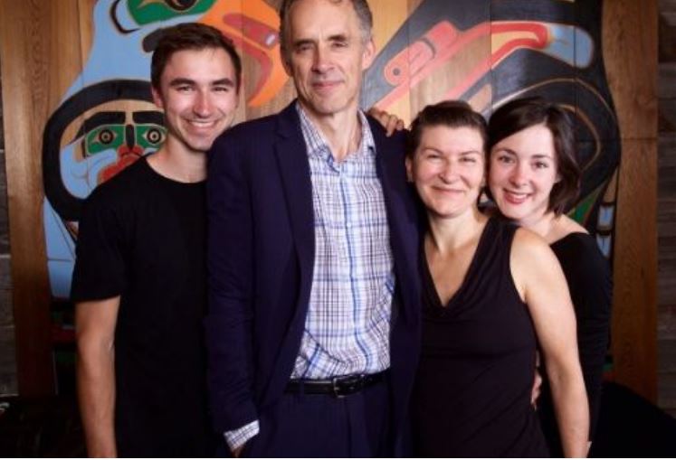 Jordan Peterson with his wife Tammy Roberts and their children