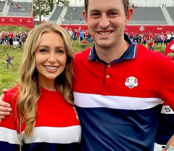 Nikki Guidish with her partner Patrick Cantlay