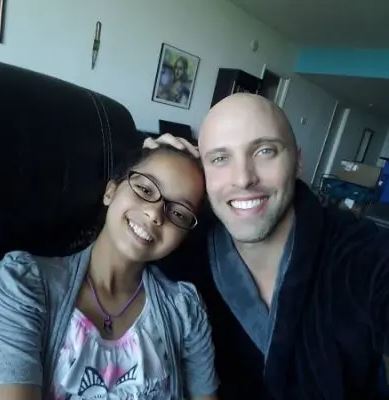 David Packouz with his daughter Amabelle Jane