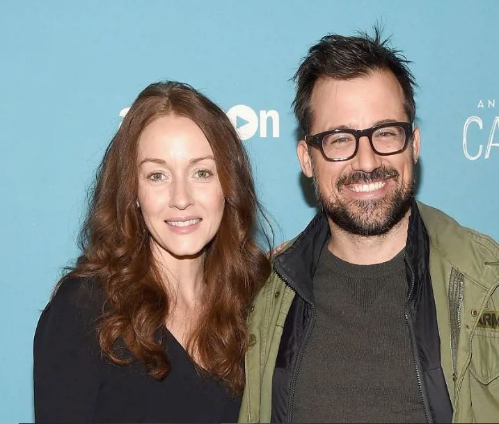 Zachary Bliss with his wife Jennifer Ferrin
