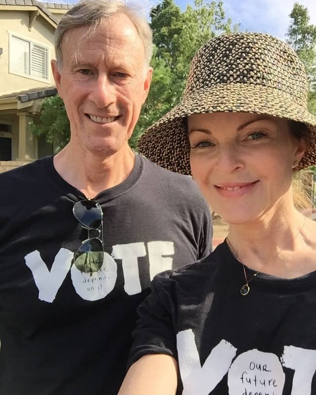 Tom Mahoney with his wife Marcia Anne Cross