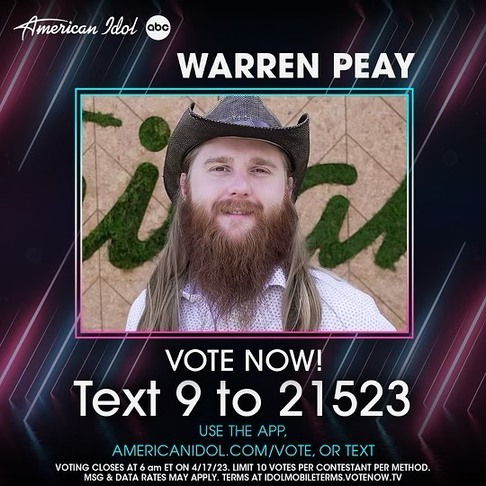 Warren Peay American Idol
