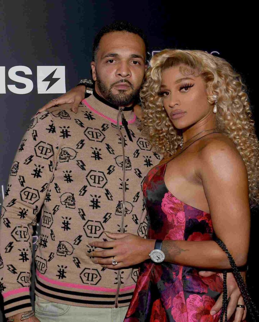 DJ Ballistic Beats with his girlfriend Joseline Hernandez