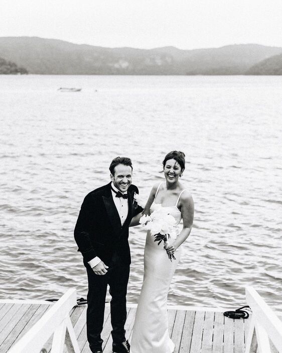 Matt Doran wedding with wife Kendall Bora