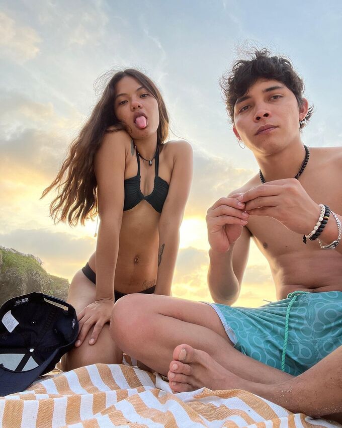 Sasha Gonzalez with her boyfriend Juan Daniel Gracia Trevino