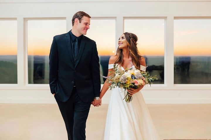 Tiffany Seeley and ex-husband Ryan Mallett wedding picture 