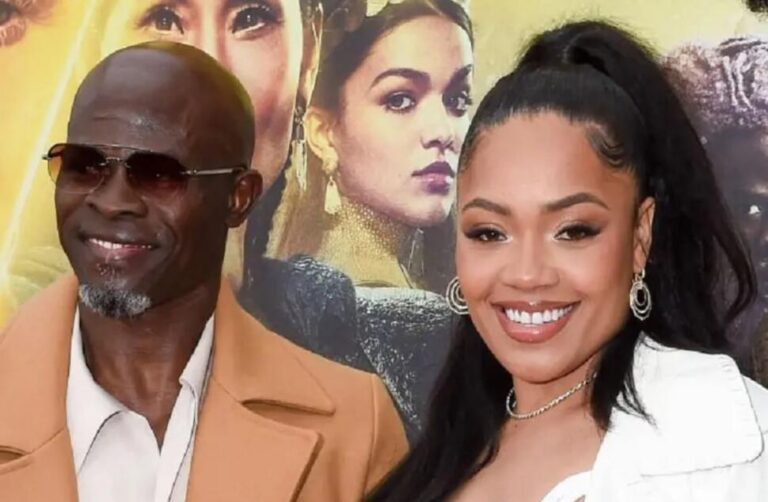 Djimon Hounsou Girlfriend Ri'Za Marie