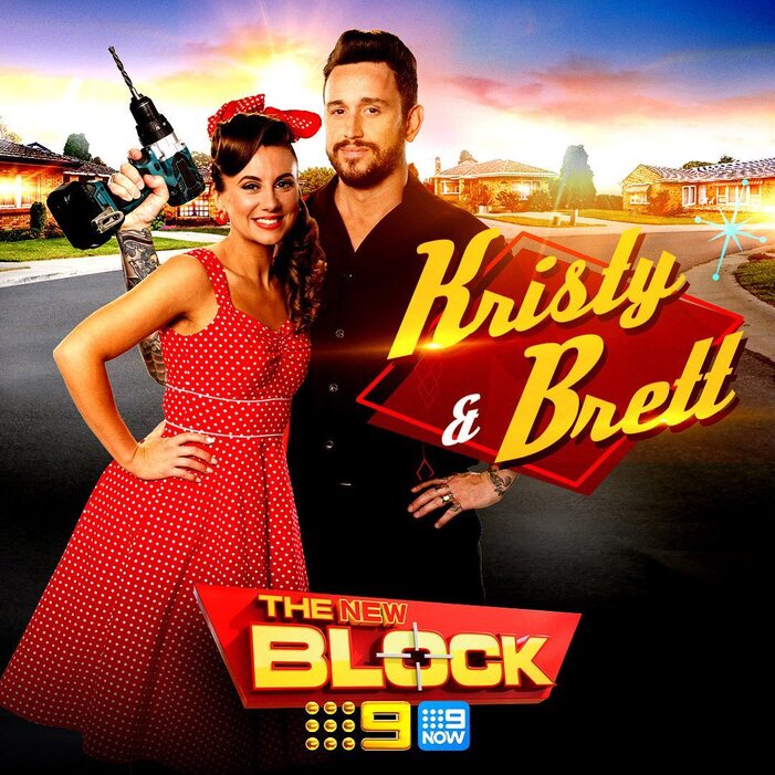Kristy and Brett in The Block 2023