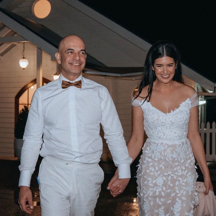 Adriano Zumbo with his wife