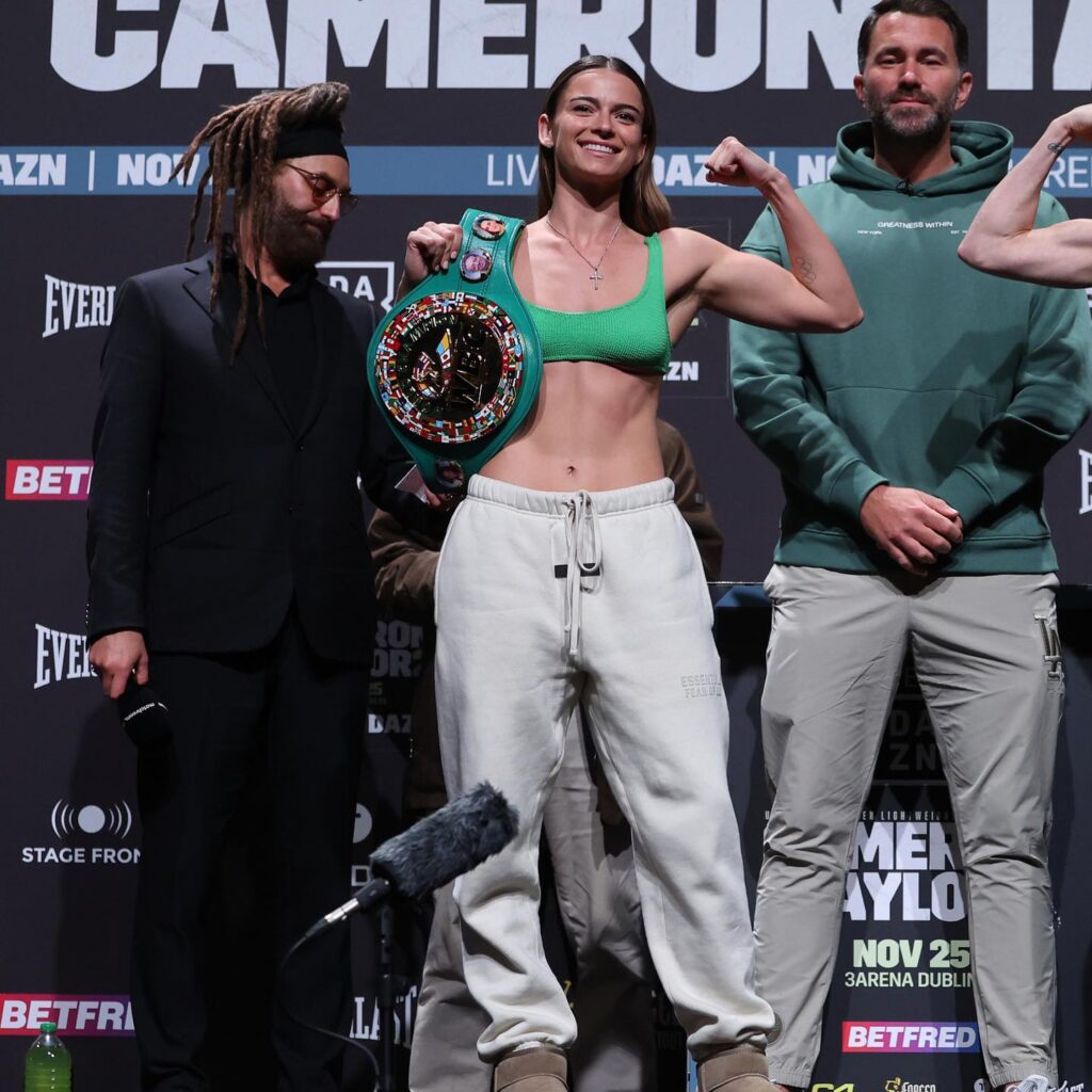 Skye Nicolson's boxing career was aided by Eddie Hearn