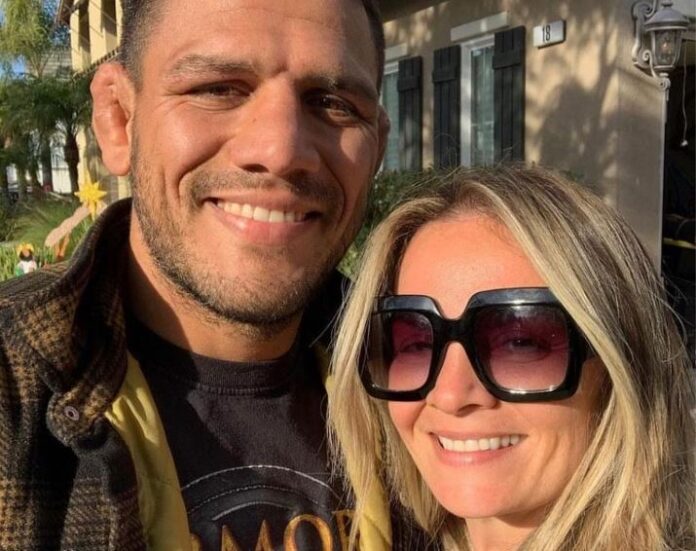 Rafael dos Anjos Wife Cristiane dos Anjos