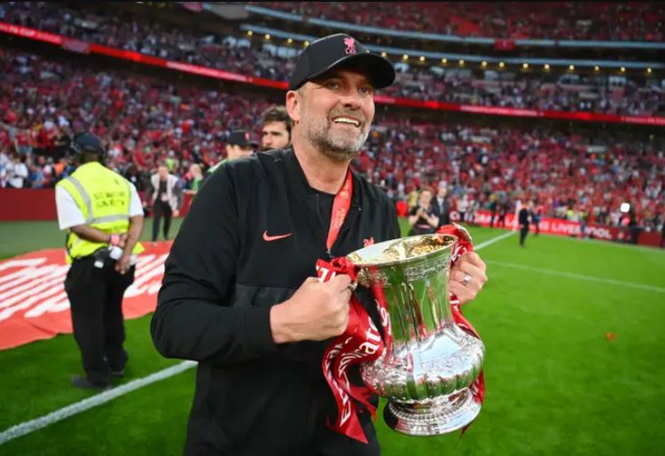 Jurgen with FA cup