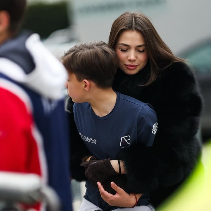 Eliska Babickova With Her Boyfriend Kimi Antonelli