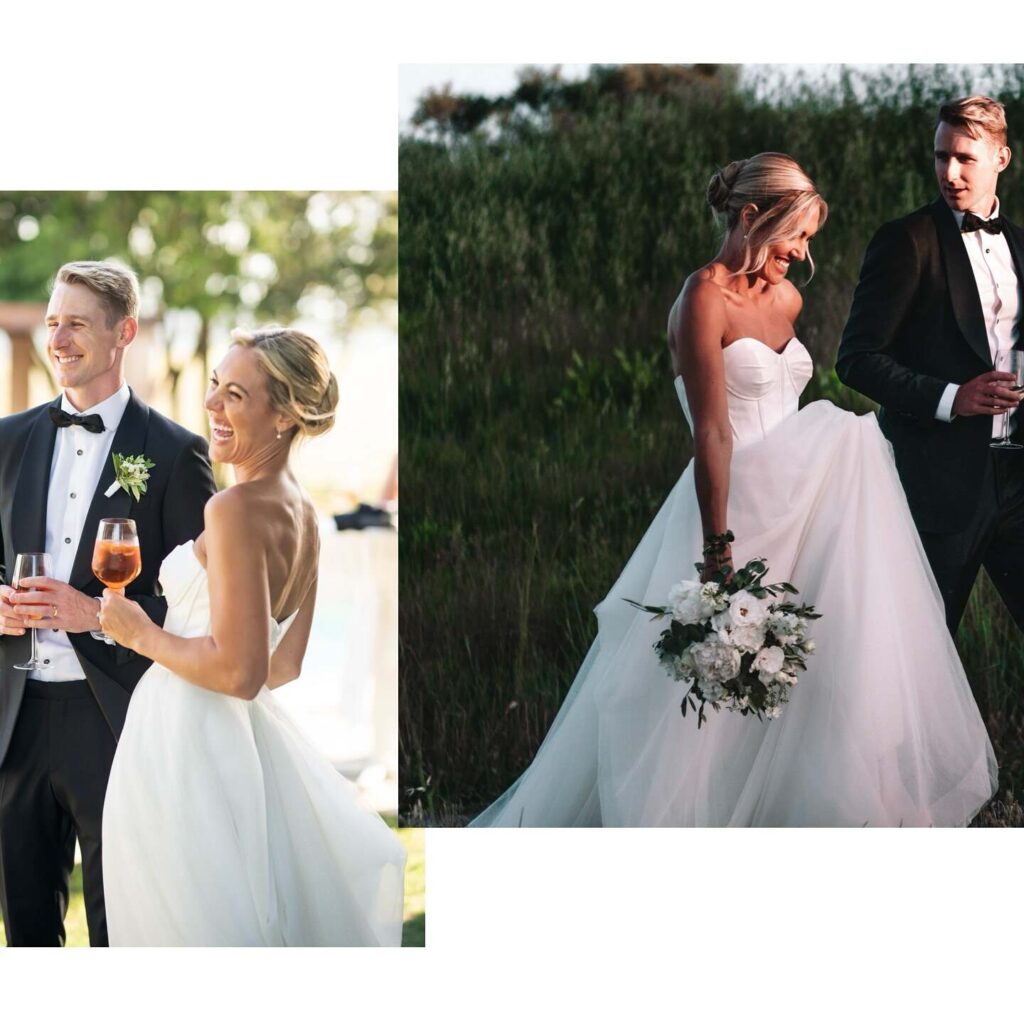 Lauren Tomasi wedding with husband Rohan Chapman-Davies