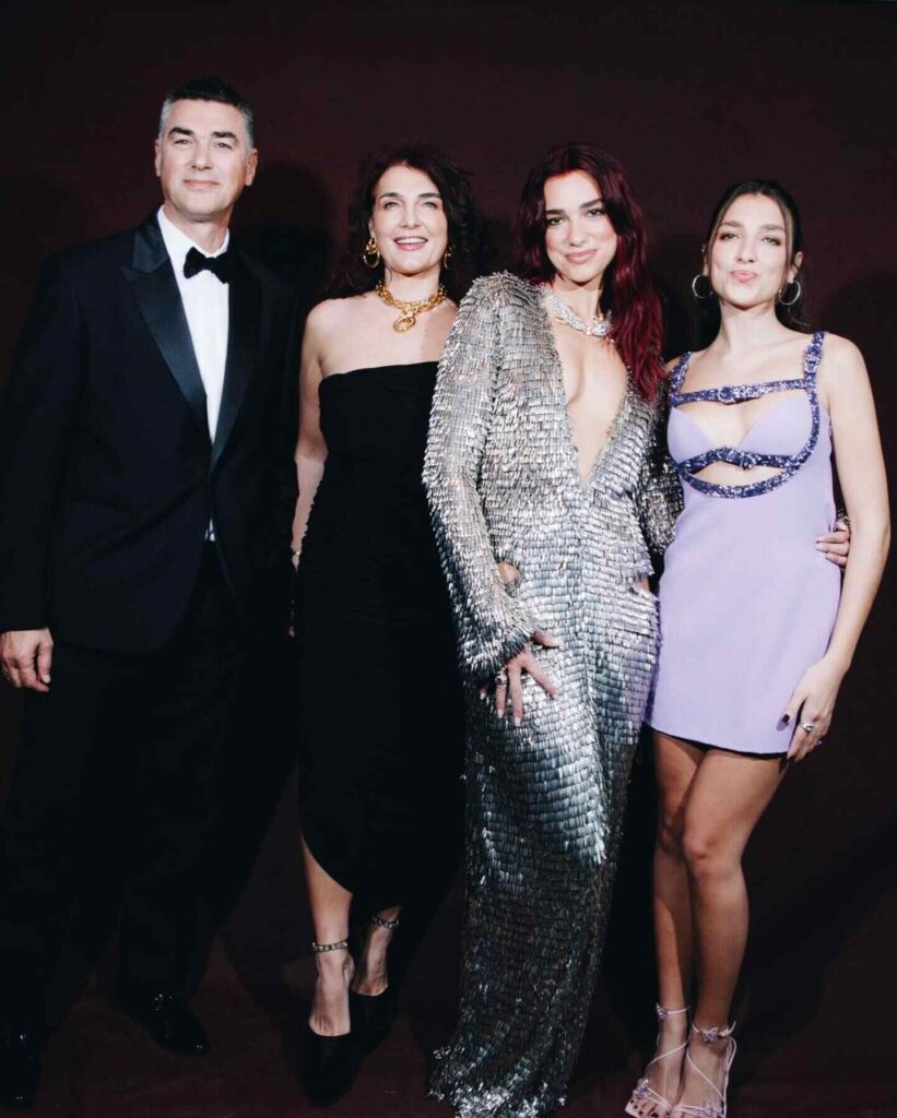 Rina Lipa's parents, Anesa and Dukagjin