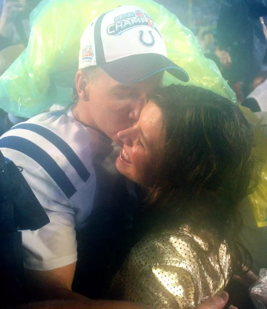Ashley Thompson Manning with Peyton Manning